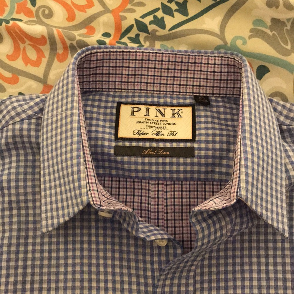 Thomas Pink Super Slim Fit Dress Shirt